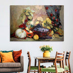 Grapes and Melon Still Life Wall Art