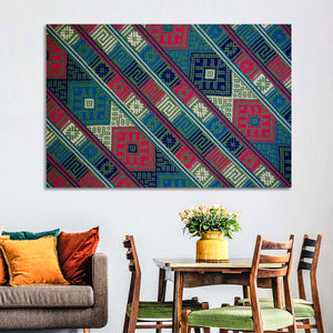 Hand Woven Textile Abstract Wall Art