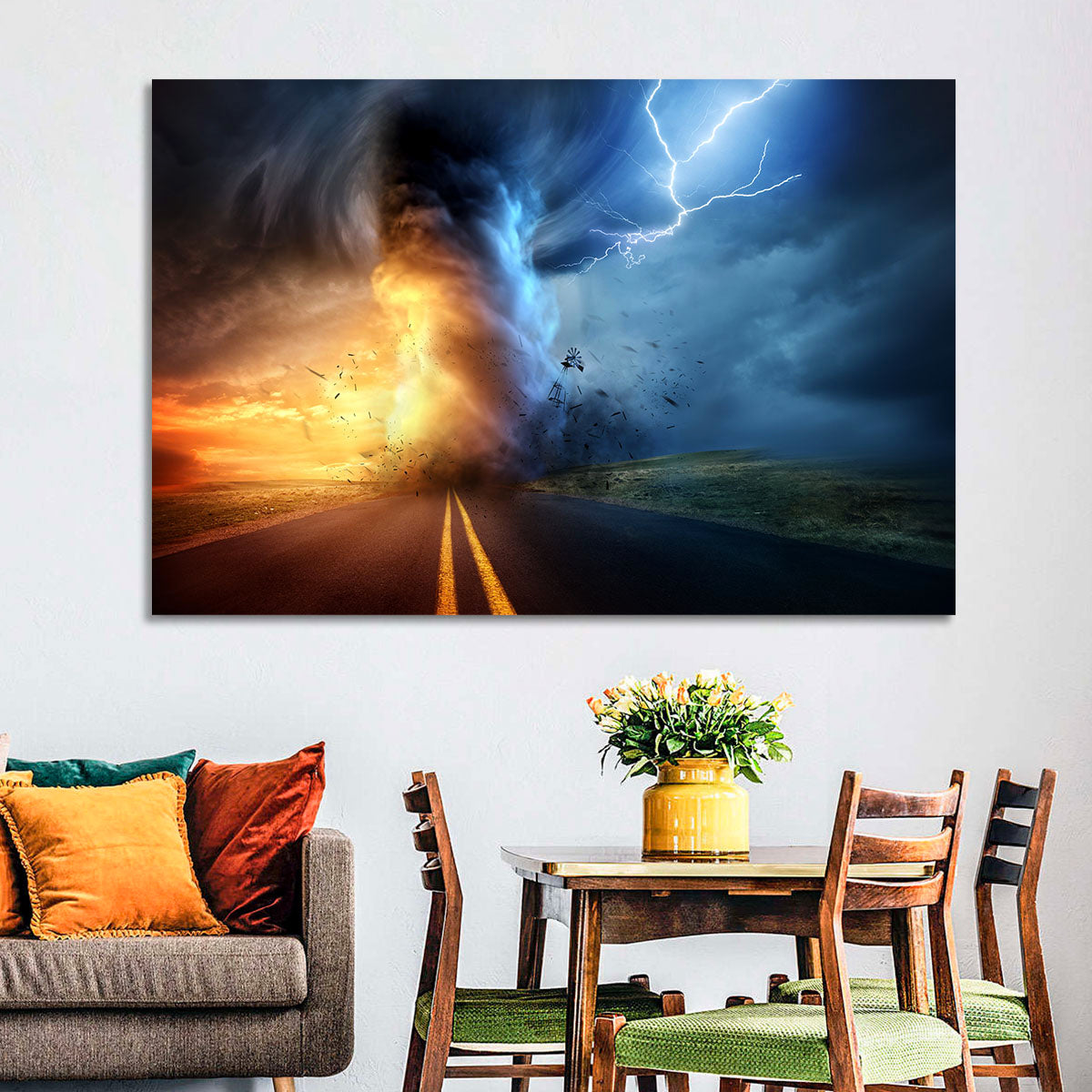 Road to a Twisting Tornado Wall Art