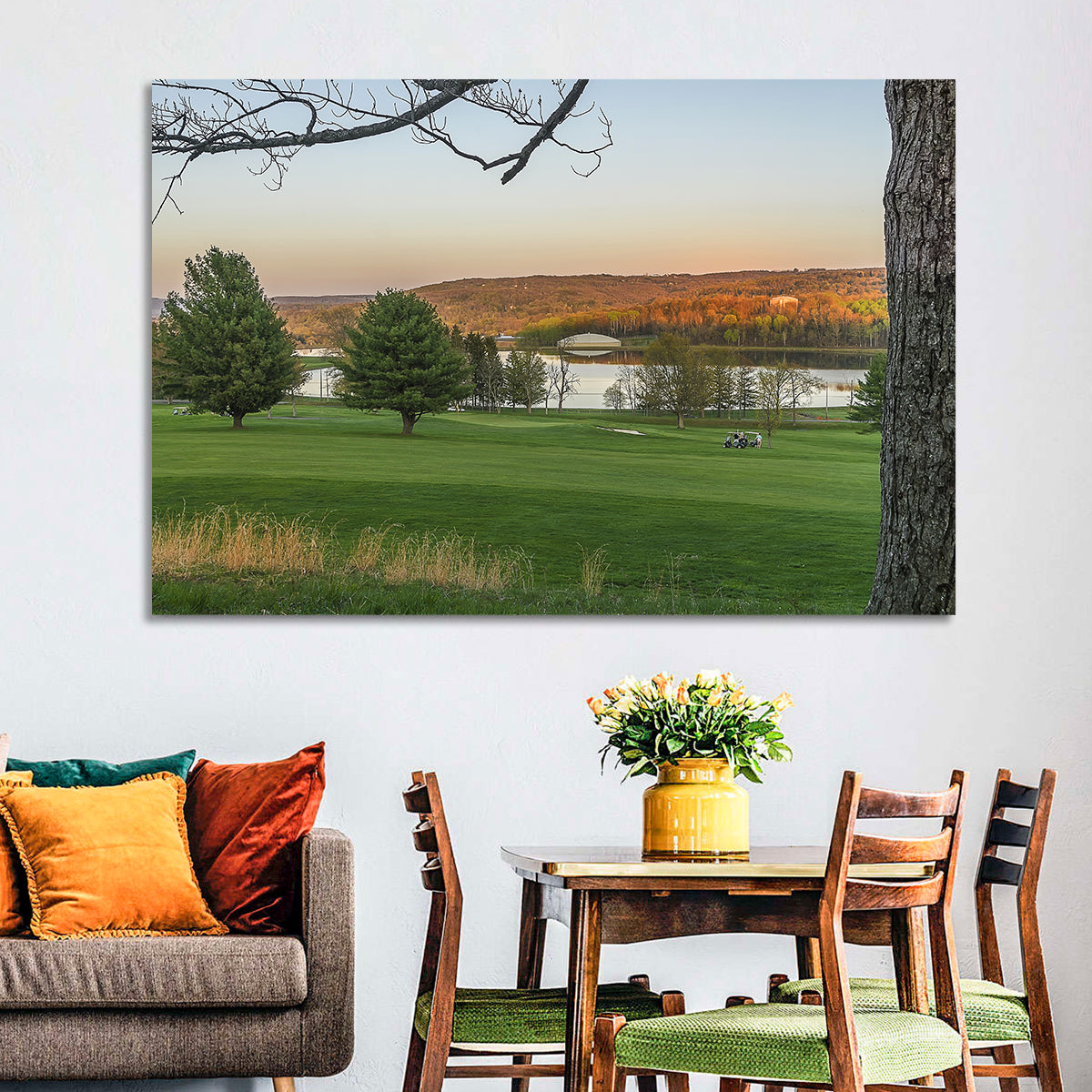 Roscoe Conkling Park Golden Hour Wall Art