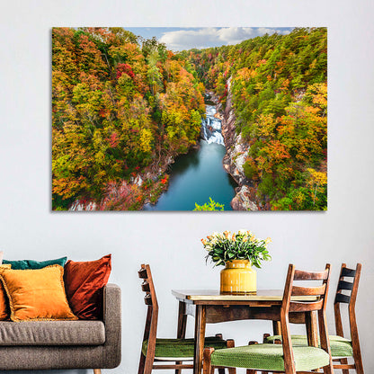 Tallulah Gorge Waterfall Wall Art