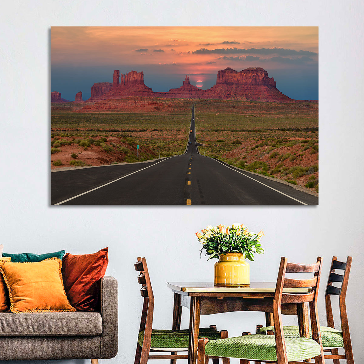 Tribal Park Monument Valley Sunset Wall Art