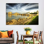 Sidon Sea Castle Wall Art