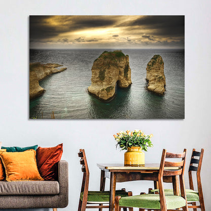 Pigeon Rocks, Raouché Wall Art