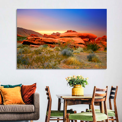 Red Rock Canyon Sunset Wall Art