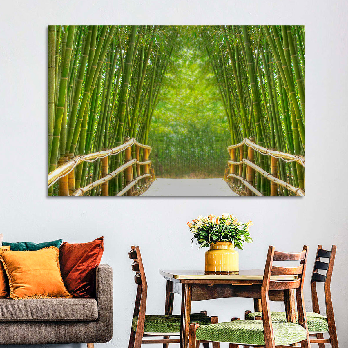 Bamboo Alley Wall Art