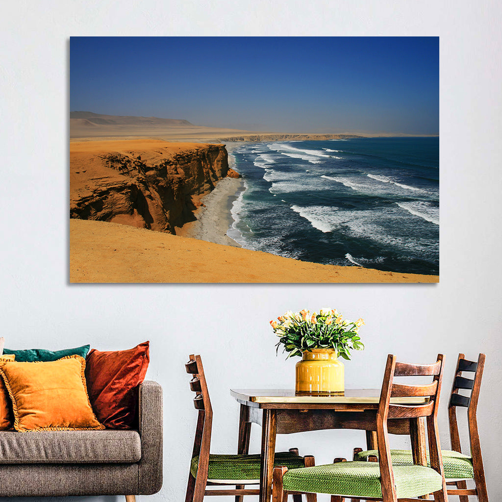 Red Cliffs of Paracas Wall Art