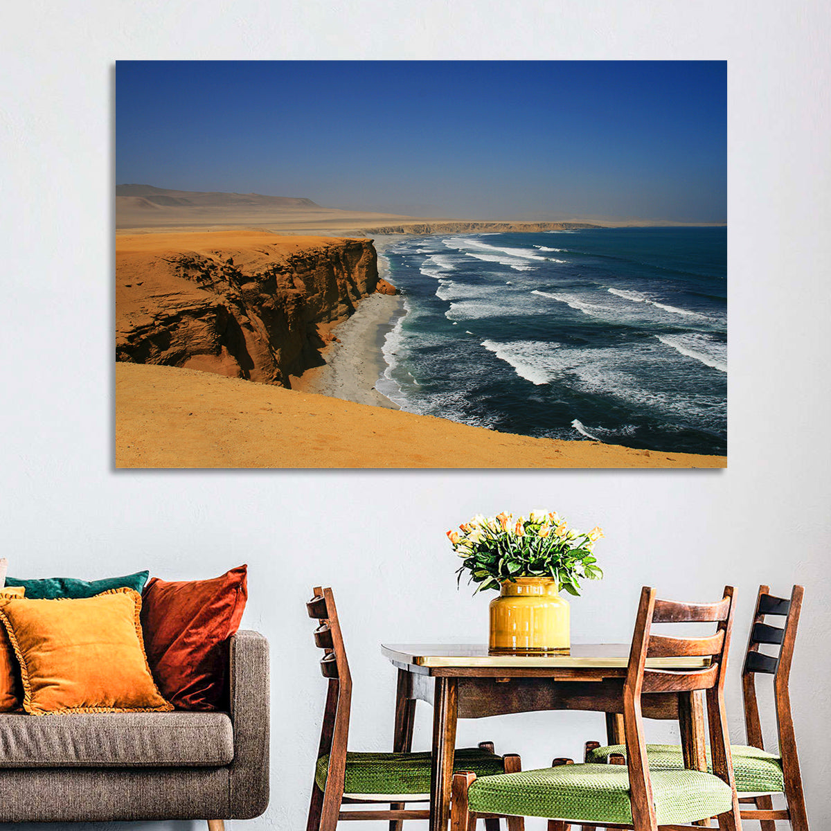 Red Cliffs of Paracas Wall Art