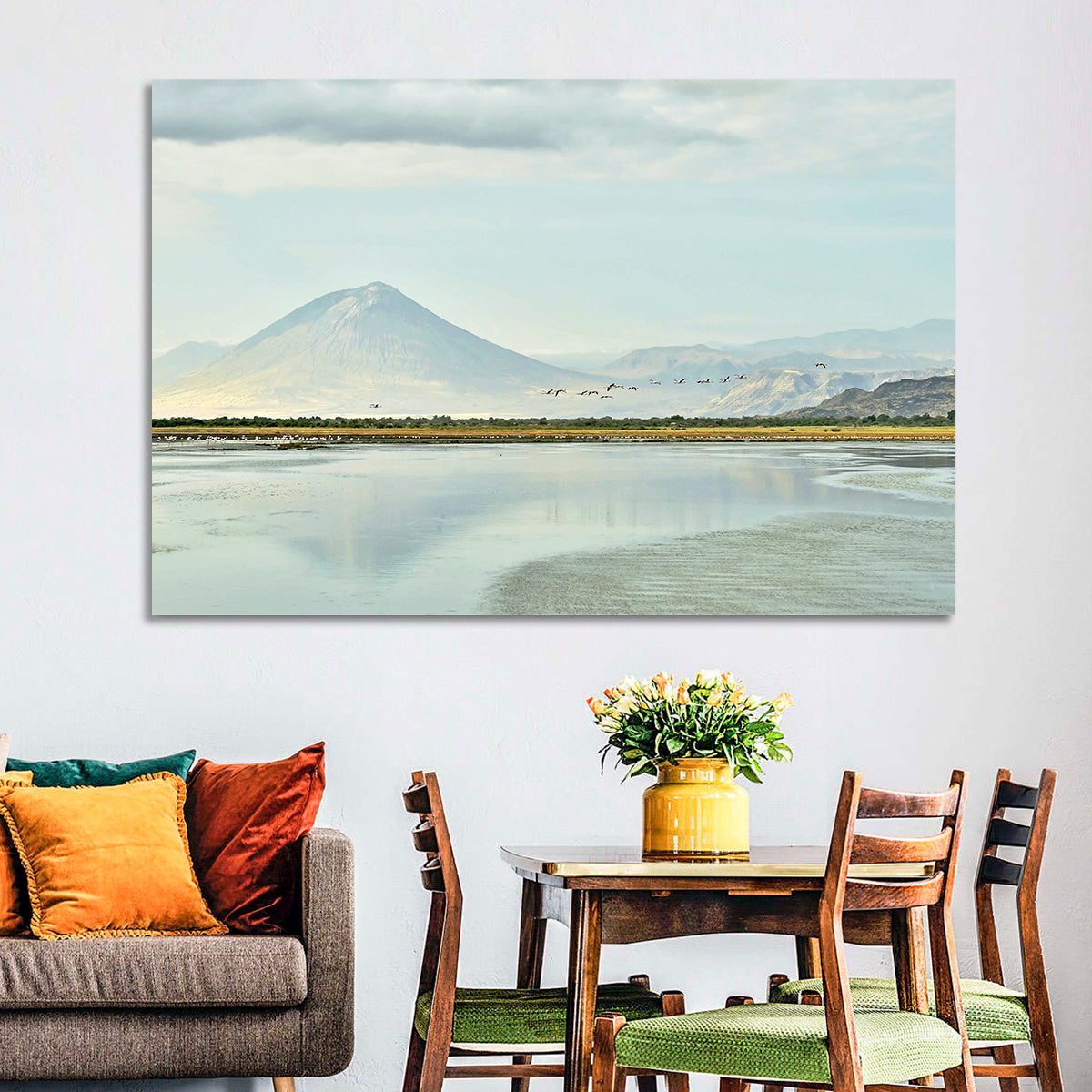 Lake Natron Reflection Wall Art