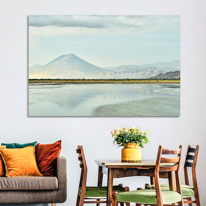 Lake Natron Reflection Wall Art