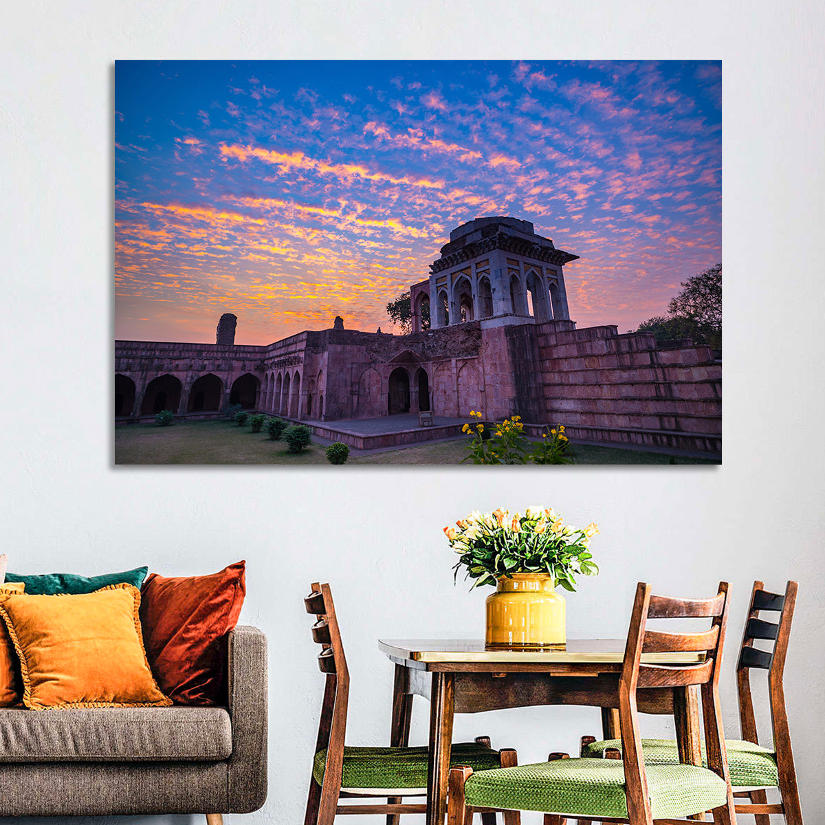 Ashrafi Mahal Sunset Wall Art