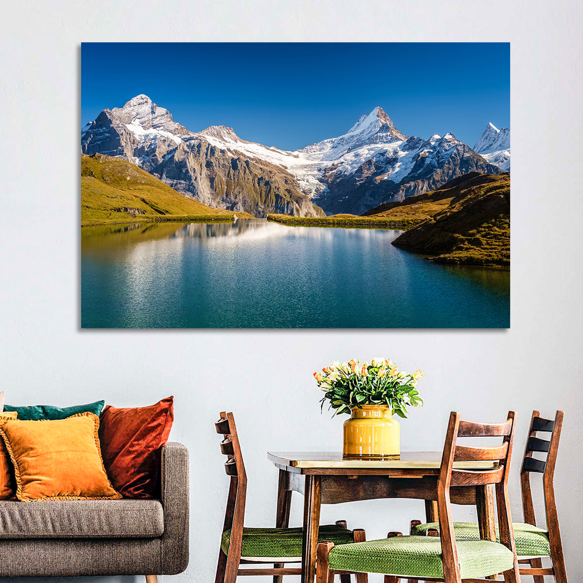 Bachalpsee Mountain Reflection Wall Art