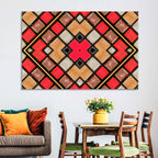 Connected Blocks Wall Art
