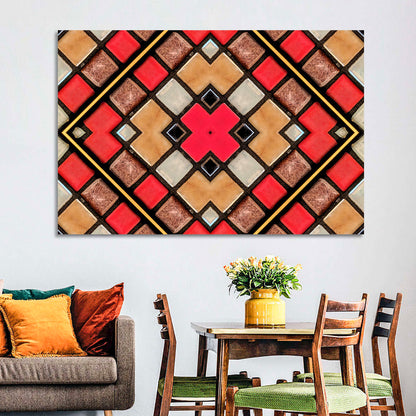 Connected Blocks Wall Art