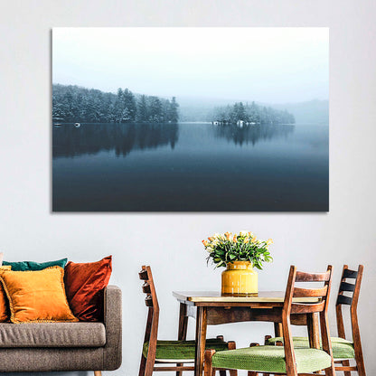 Burr Pond Winter Reflection Wall Art