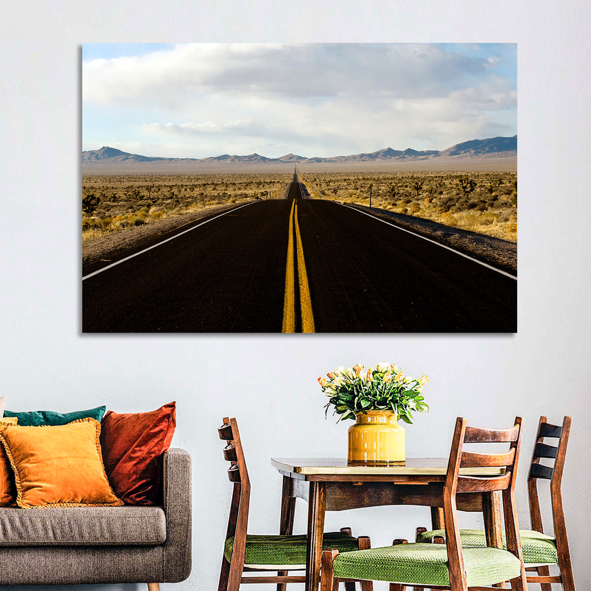 Nevada Desert Highway Wall Art