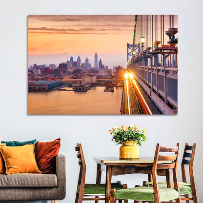 Benjamin Franklin Bridge, Philadelphia Wall Art