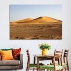 Golden Hour Desert Dunes Wall Art