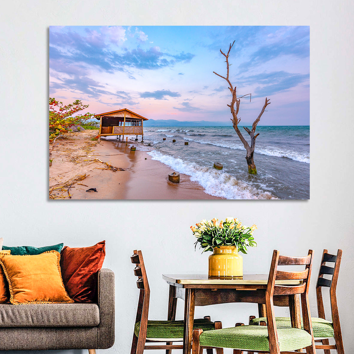 Tanganyika Shoreline at Dusk Wall Art