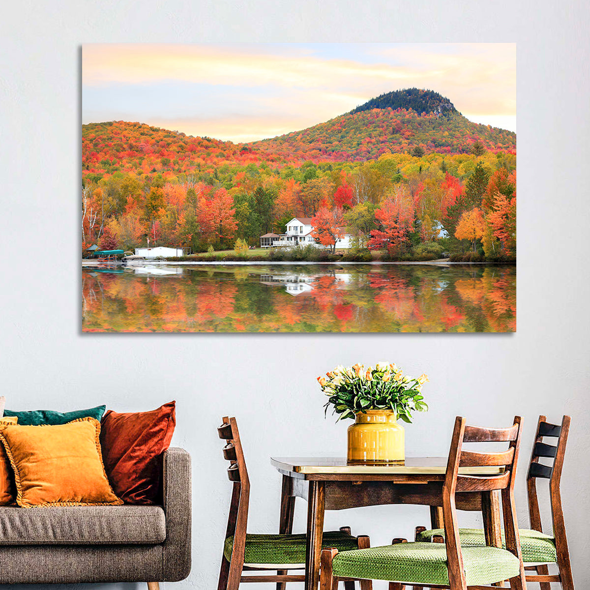 Groton Lakehouse Reflection Wall Art