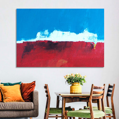 Ocean Horizon Abstract Wall Art