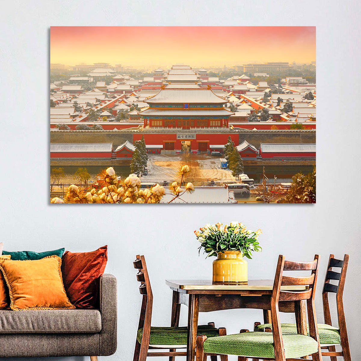 Forbidden City Gateway at Golden Hour Wall Art