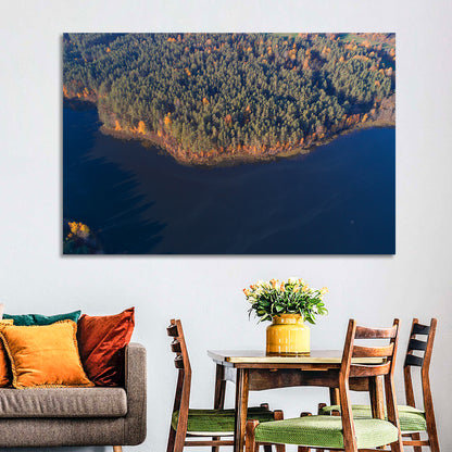 Lake Dolysets Aerial View Wall Art