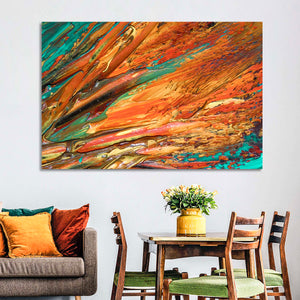 Flowing River Abstract Wall Art