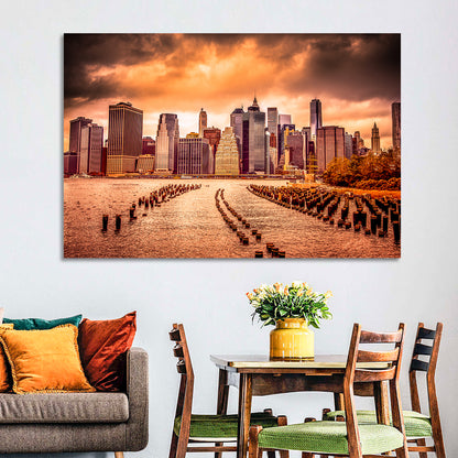 Lower Manhattan Financial District Wall Art