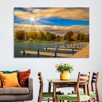 Skaneateles Lake Pier Wall Art