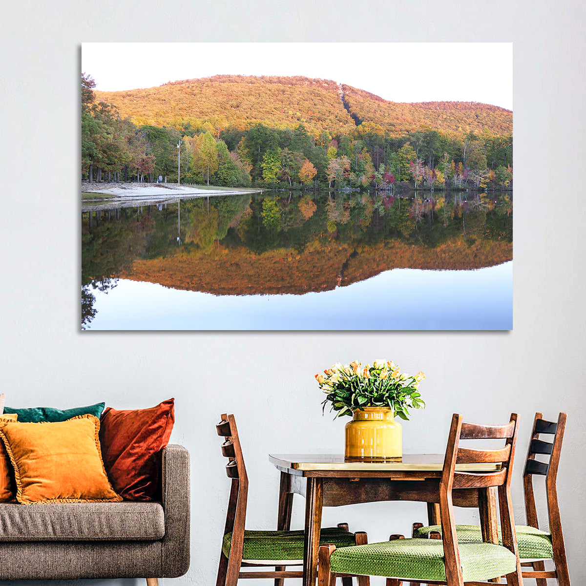 Cheaha State Park Lake Reflection Wall Art