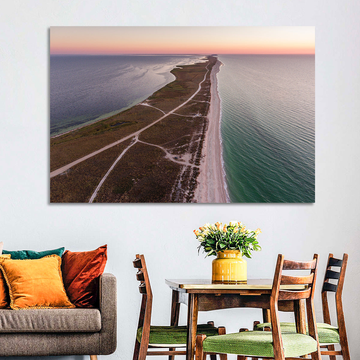 Byriuchyi Island Coastline Wall Art
