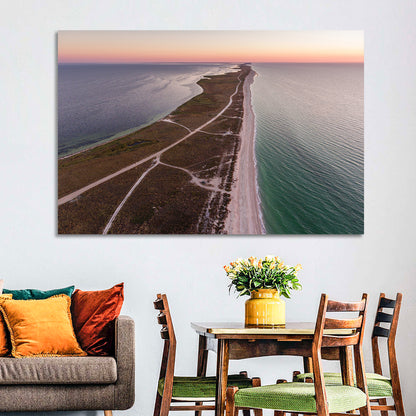 Byriuchyi Island Coastline Wall Art