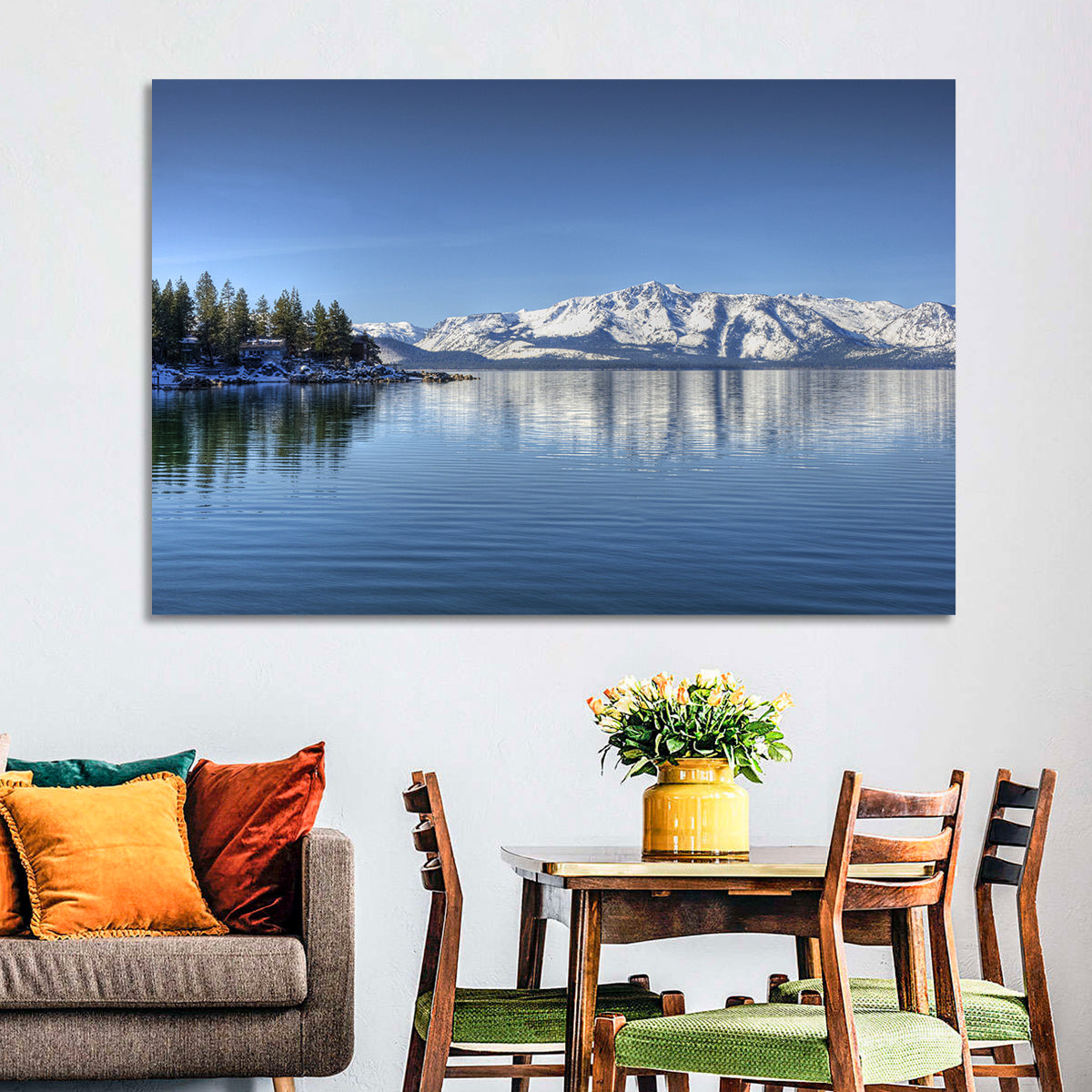 Elk Point Lake Tahoe Reflection Wall Art