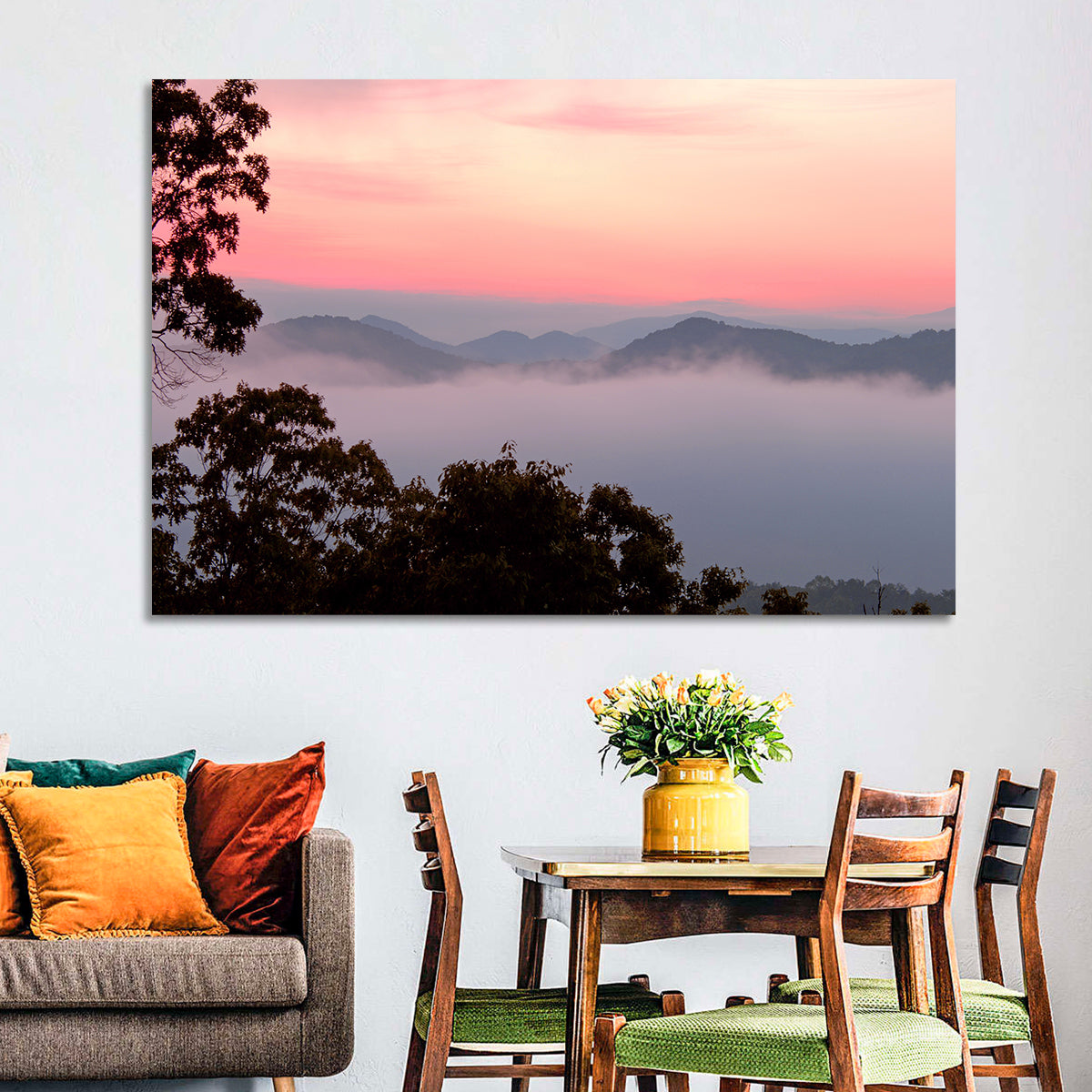 Smogy Foothills Dawn Wall Art