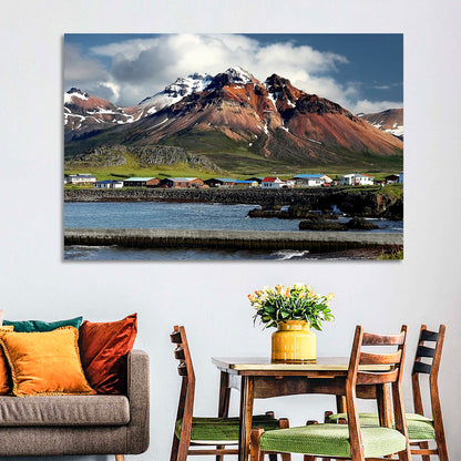 East Fjords Harbor Village Wall Art