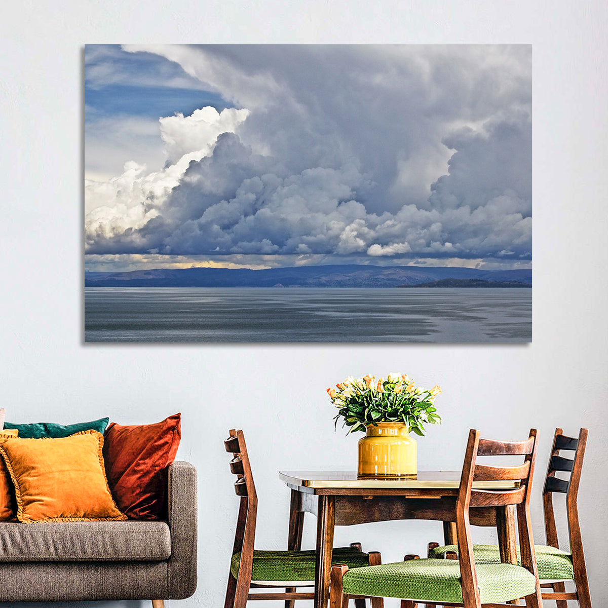 Lake Titicaca Moody Cloudscape Wall Art