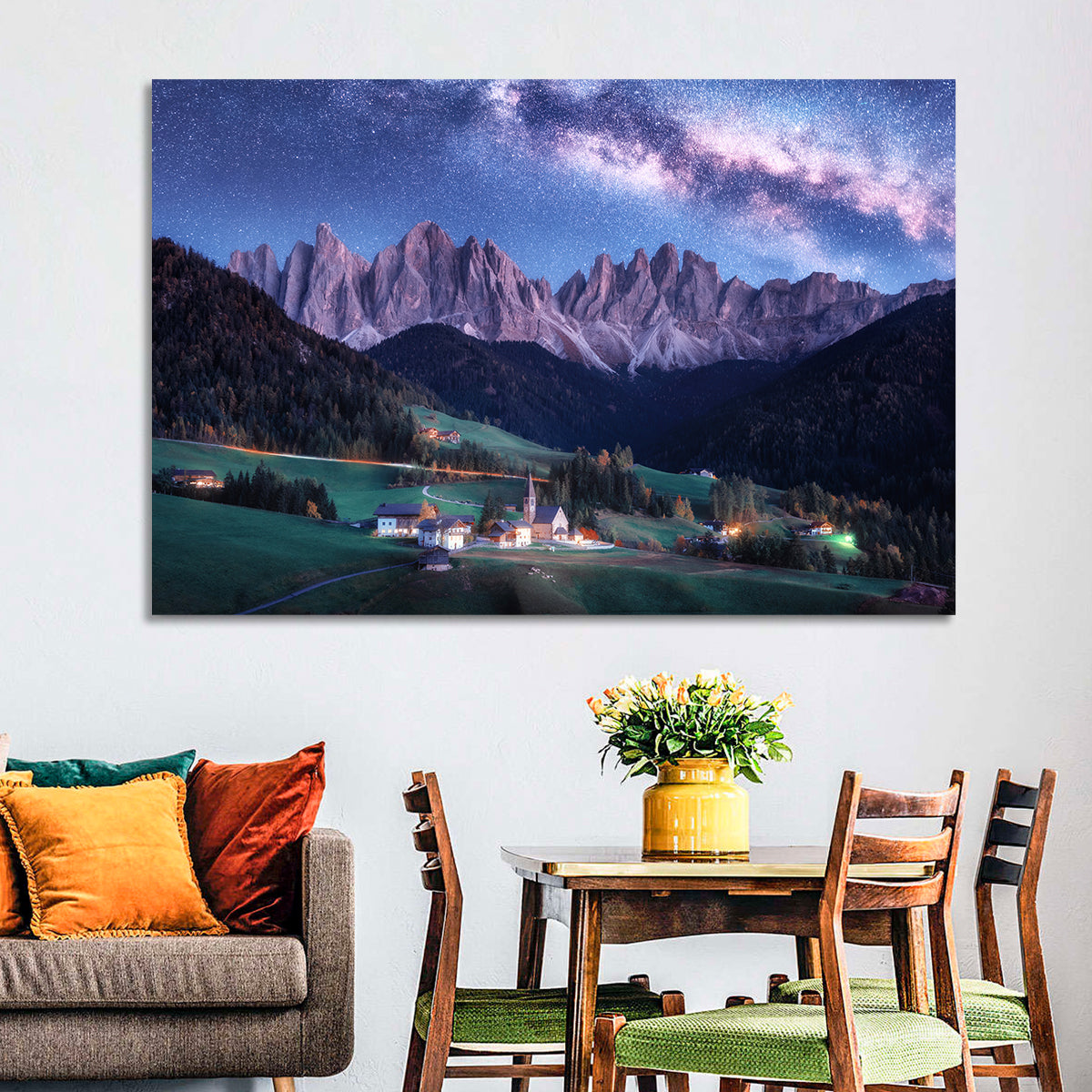 Santa Maddalena Night Sky Wall Art