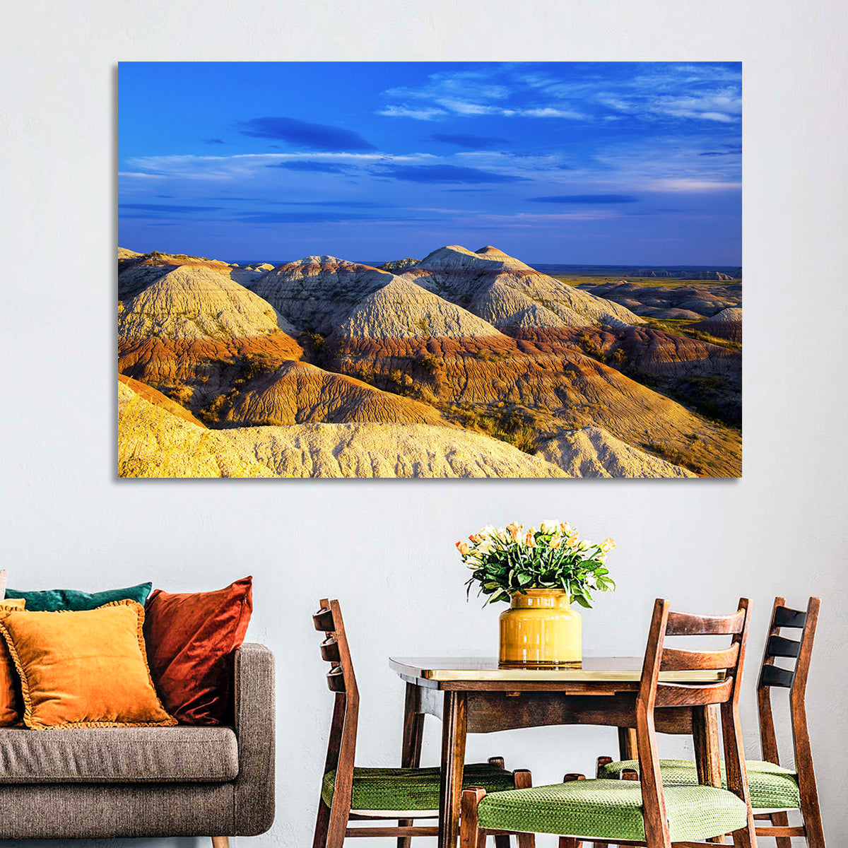 Badlands National Park Golden Hour Wall Art