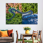 Four Seasons Winding Road Wall Art