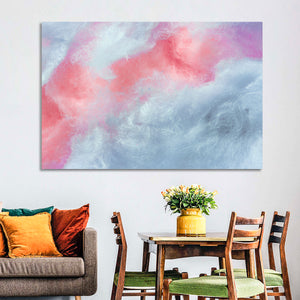 Cotton Candy Abstract Wall Art