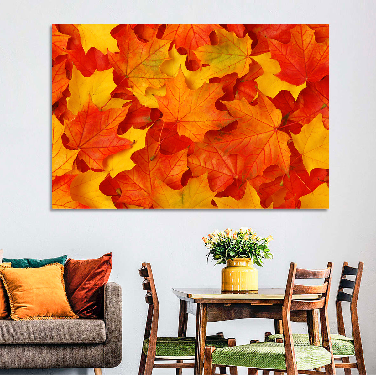 Autumn Maple Leaves Wall Art