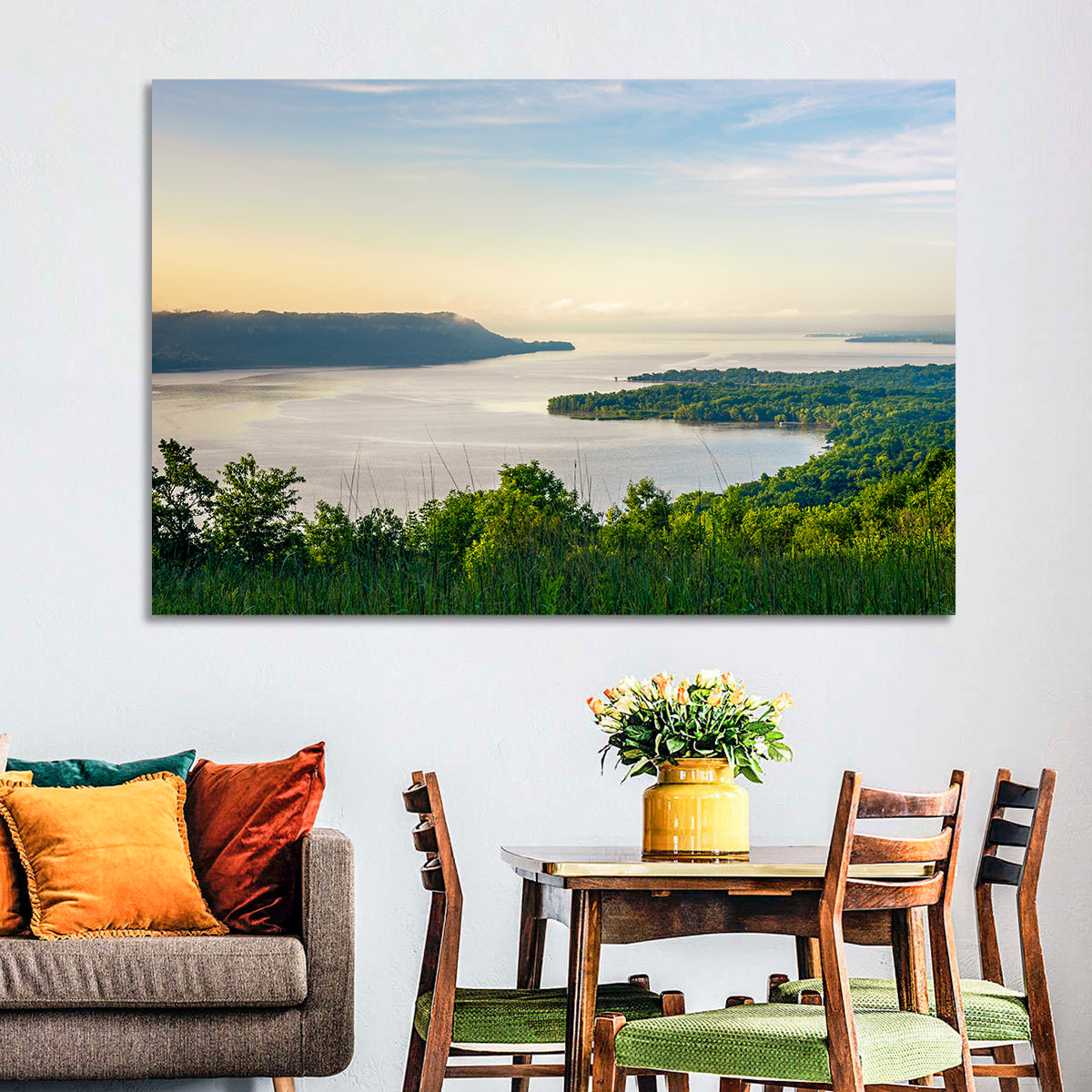 Mississippi River and Lake Pepin Wall Art