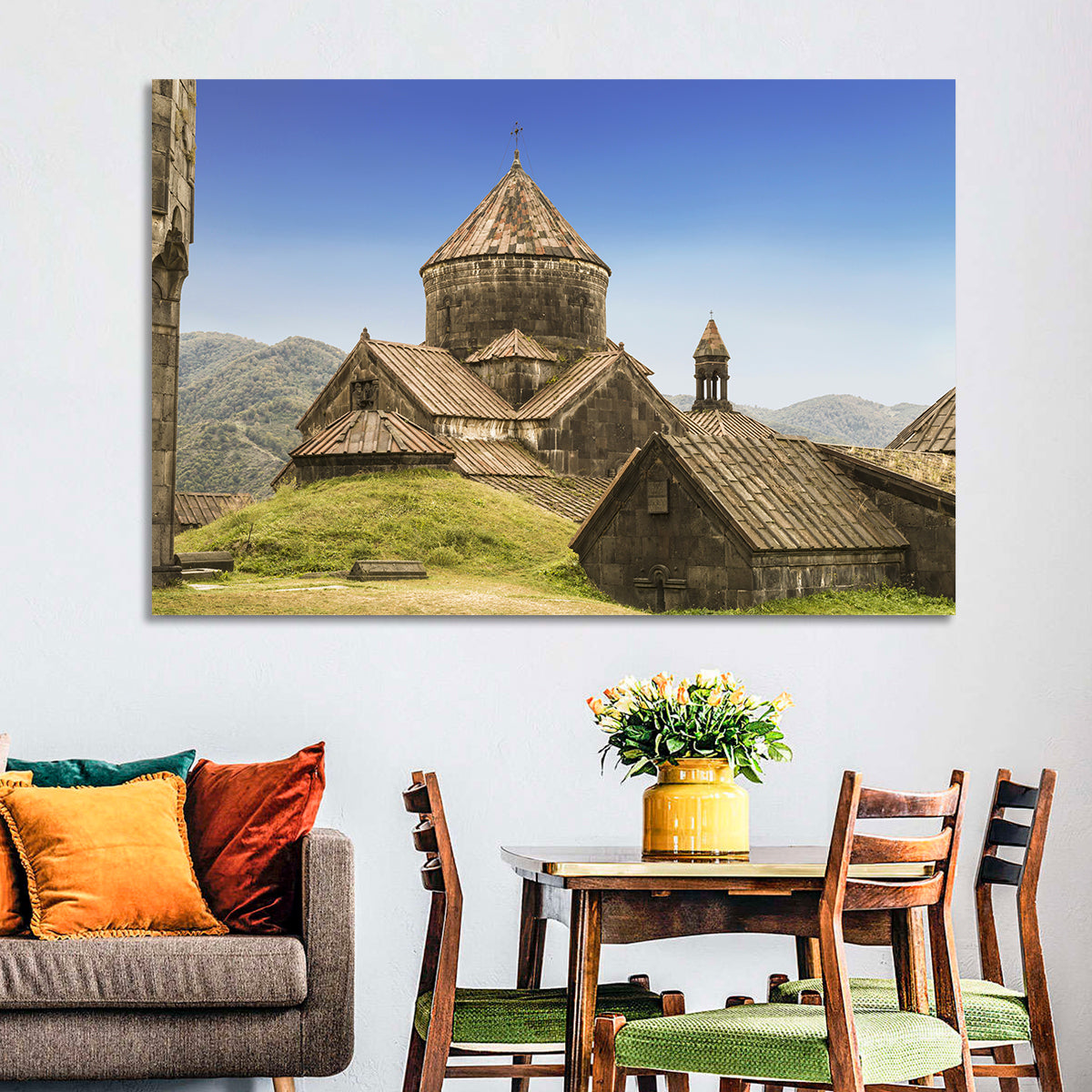 Haghartsin Monastery Stone Dome Wall Art in a room, landscape