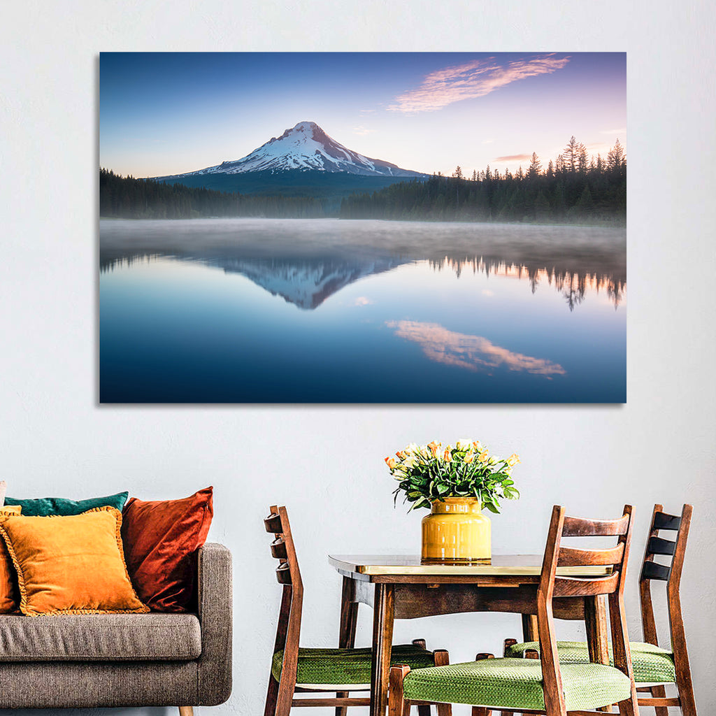Mount Hood Reflection at Trillium Lake Wall Art