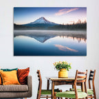 Mount Hood Reflection at Trillium Lake Wall Art