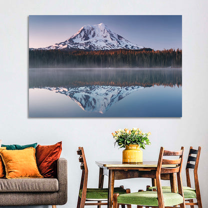 Mount Adams Sunrise Reflection Wall Art