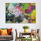 Hand Drawn Abstract Palette Wall Art