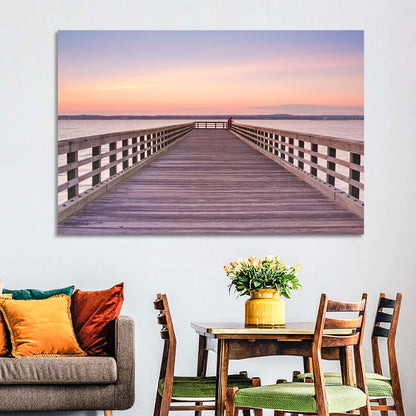 New Haven Wooden Pier Wall Art