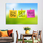 Dream Big Sticky Note Trio Wall Art